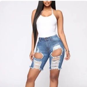 Jean shorts denim